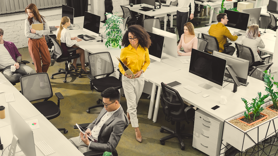 Office wayfinding and navigation at workplace HIGH