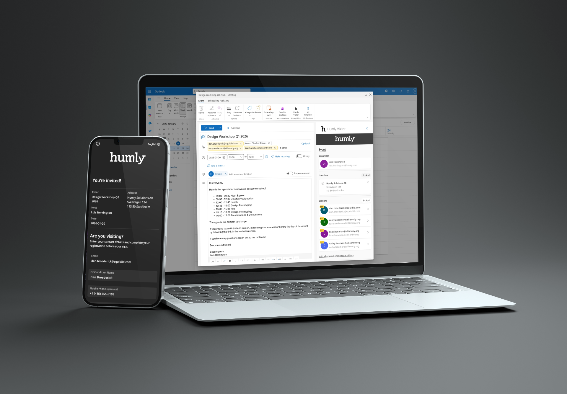 humly-visitor_outlook-add-in_and_self-registration_small